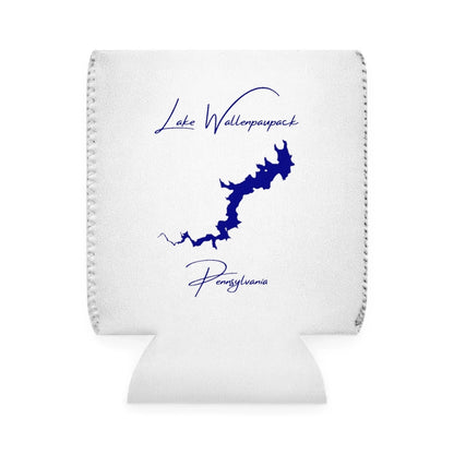 Pennsylvania  Lake  Wallenpaupack  Can  Koozie  front  position  view  from  front-1  white.webp