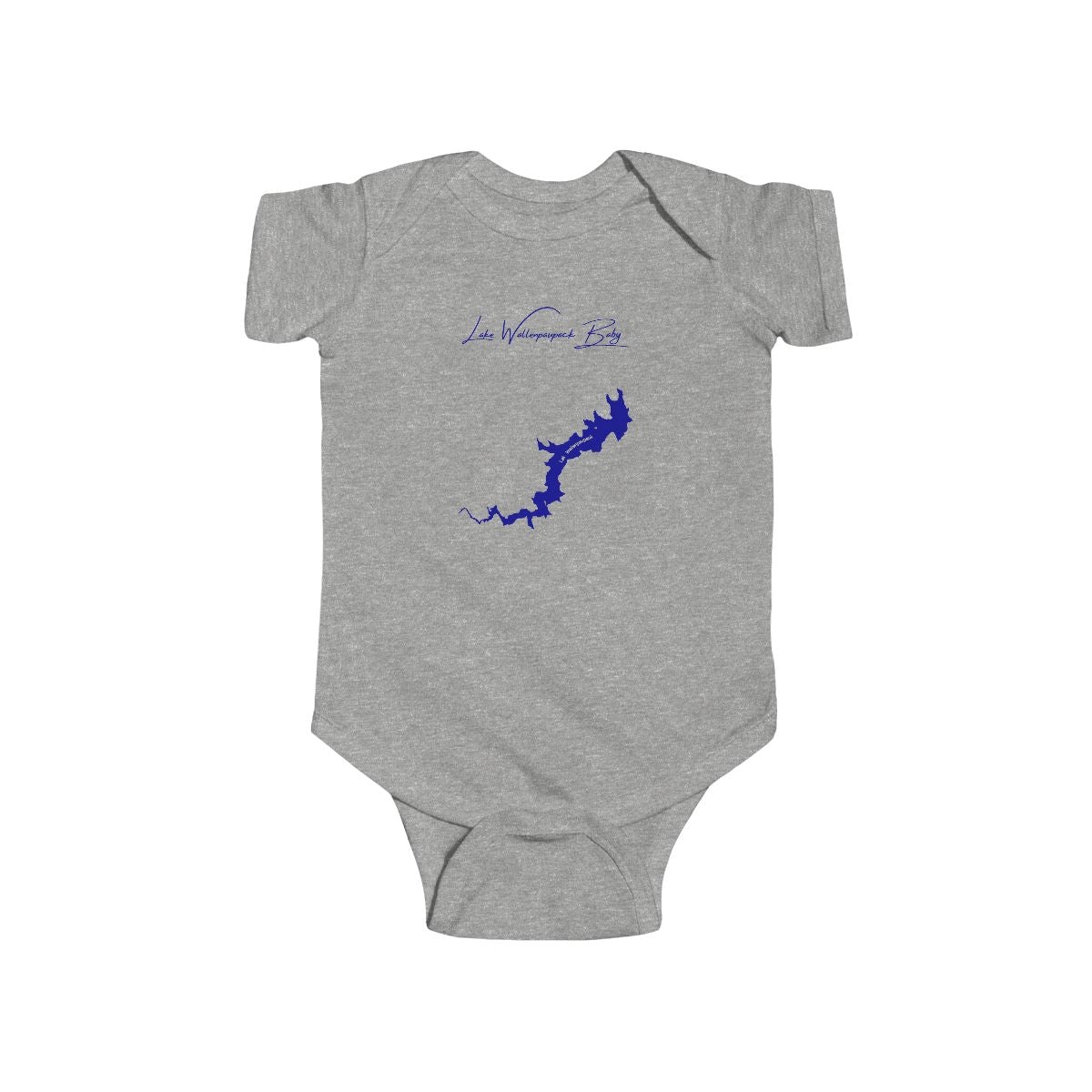 Pennsylvania  Lake  Wallenpaupack  Onesie  front  position  view  from  front  heather.webp
