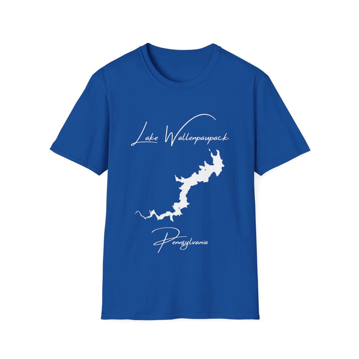 Pennsylvania  Lake  Wallenpaupack  T-shirt  front  position  view  from  front  royal.webp