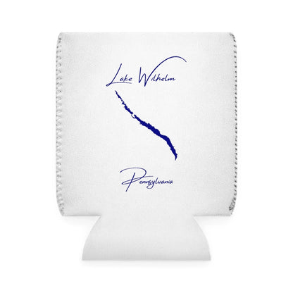 Pennsylvania  Lake  Wilhelm  Can  Koozie  front  position  view  from  front-1  white.webp