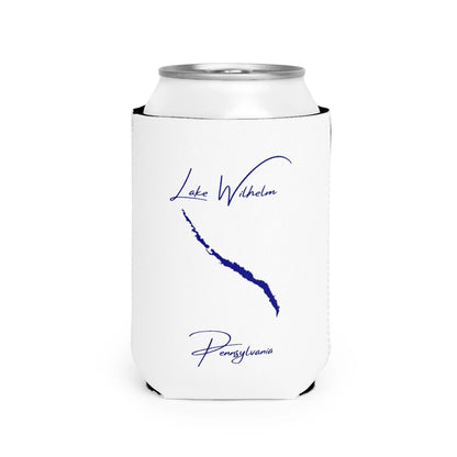 Pennsylvania  Lake  Wilhelm  Can  Koozie  front  position  view  from  front-2  white.webp