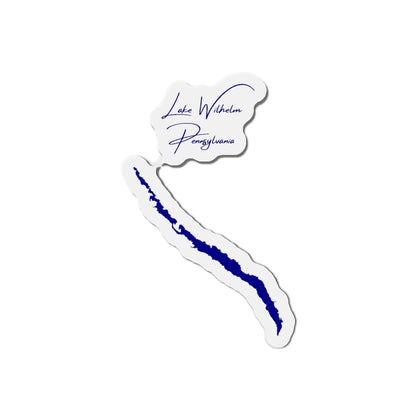Pennsylvania  Lake  Wilhelm  Die  Cut  Magnet  front  position  view  from  front  4  x  4.webp