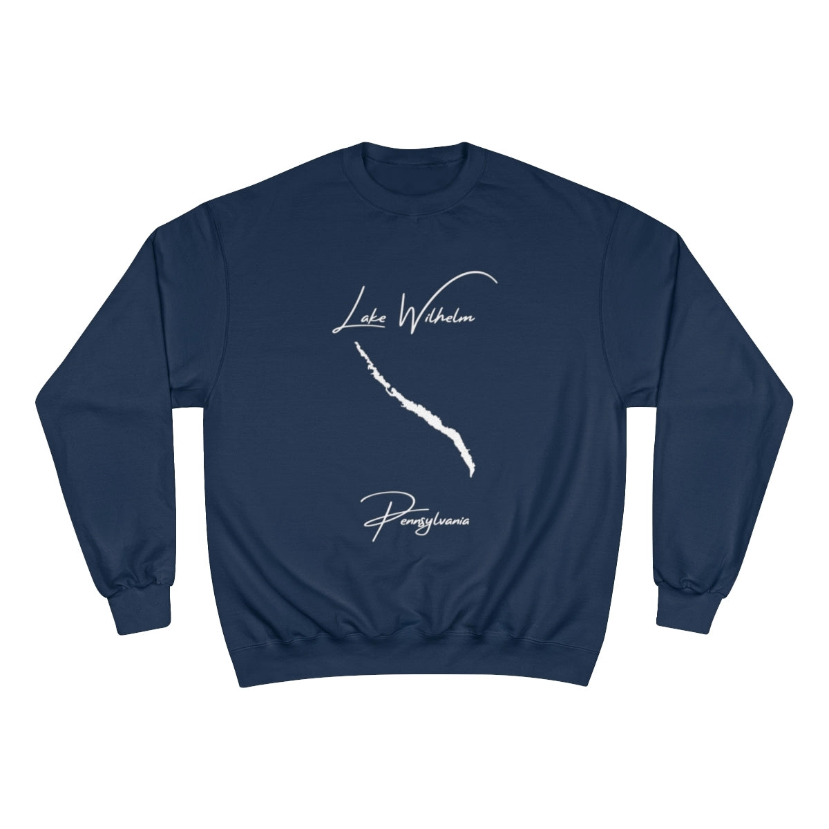 Pennsylvania  Lake  Wilhelm  Sweatshirt  front  position  view  from  front  navy.webp