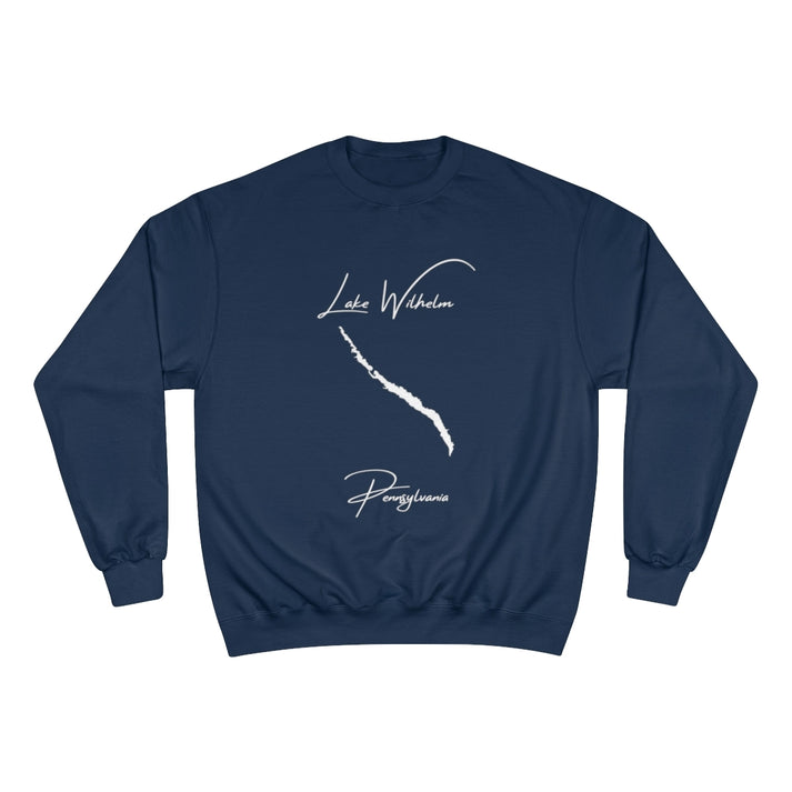 Pennsylvania  Lake  Wilhelm  Sweatshirt  front  position  view  from  front  navy.webp
