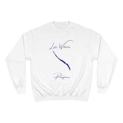 Pennsylvania  Lake  Wilhelm  Sweatshirt  front  position  view  from  front  white.webp