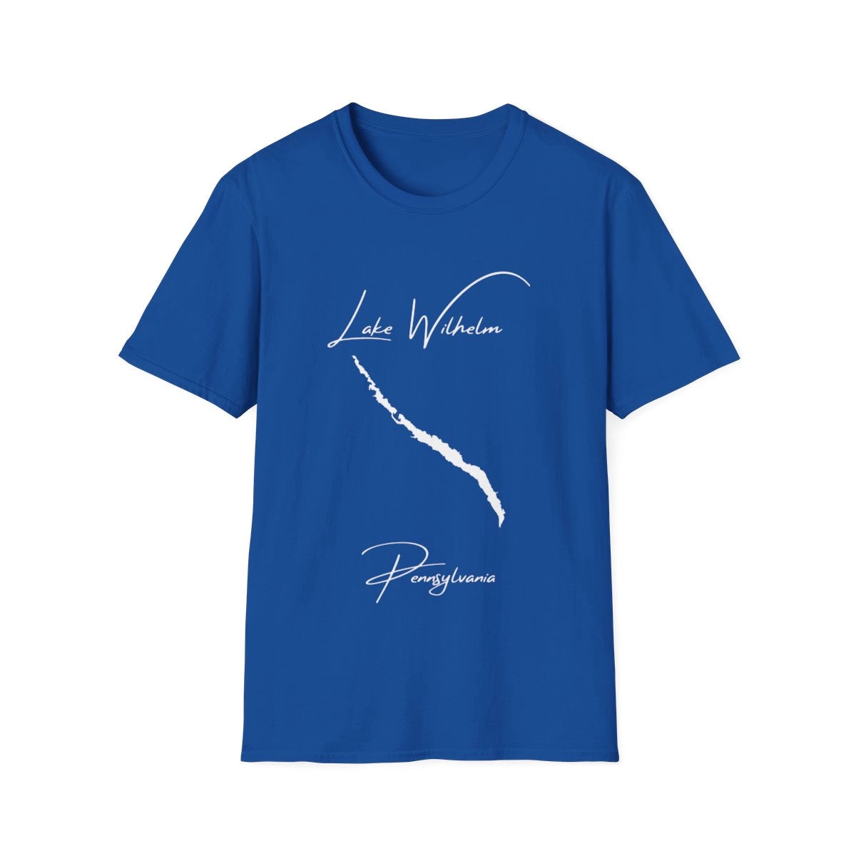 Pennsylvania  Lake  Wilhelm  T-shirt  front  position  view  from  front  royal.webp
