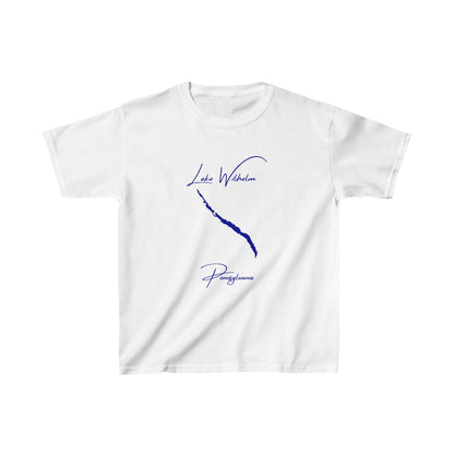 Pennsylvania  Lake  Wilhelm  Youth  T-shirt  front  position  view  from  front  white.webp