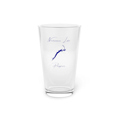 Pennsylvania  Nockamixon  Lake  16oz  Pint  Glass  front  position  view  from  front  16oz.webp