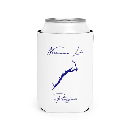 Pennsylvania  Nockamixon  Lake  Can  Koozie  front  position  view  from  front-2  white.webp