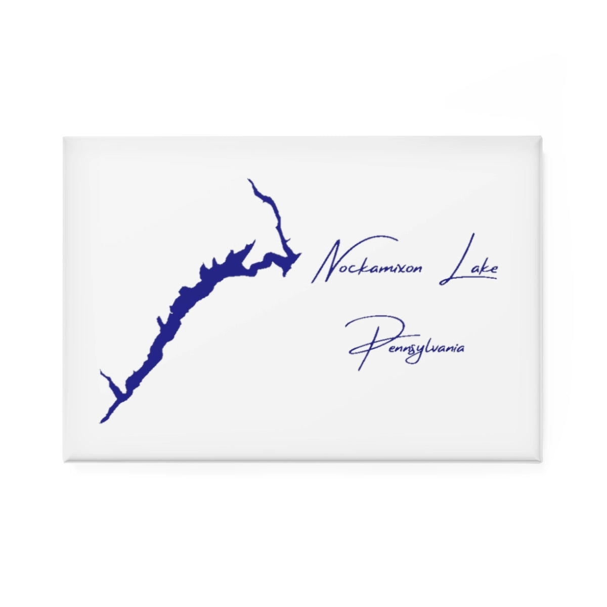 Pennsylvania  Nockamixon  Lake  Magnet  front  position  view  from  front  2  x  3.webp