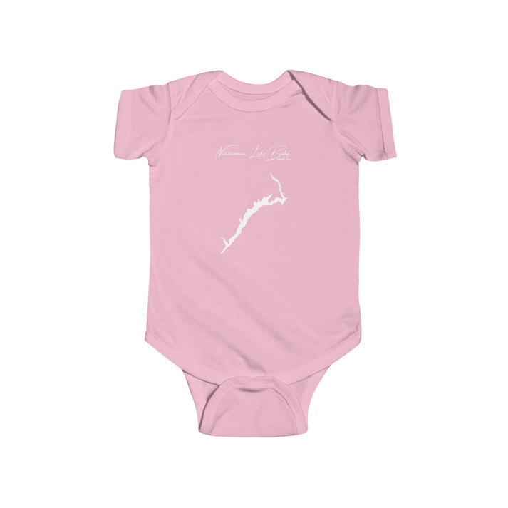 Pennsylvania  Nockamixon  Lake  Onesie  front  position  view  from  front  pink.webp