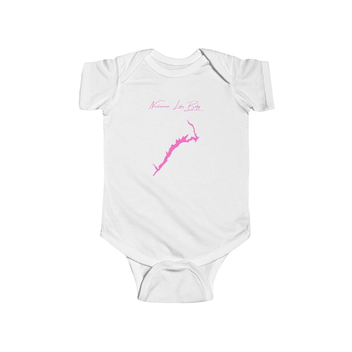 Pennsylvania  Nockamixon  Lake  Onesie  front  position  view  from  front  white.webp