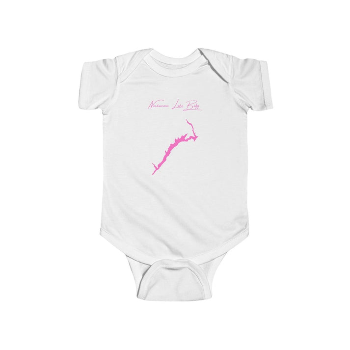 Pennsylvania  Nockamixon  Lake  Onesie  front  position  view  from  front  white.webp