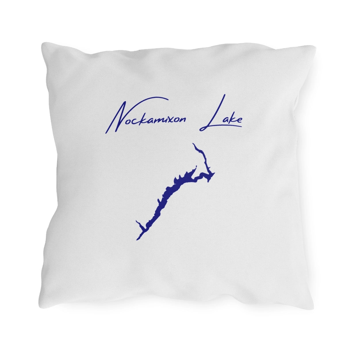Pennsylvania  Nockamixon  Lake  Outdoor  Pillow  back  position  view  from  back  18  x  18.webp