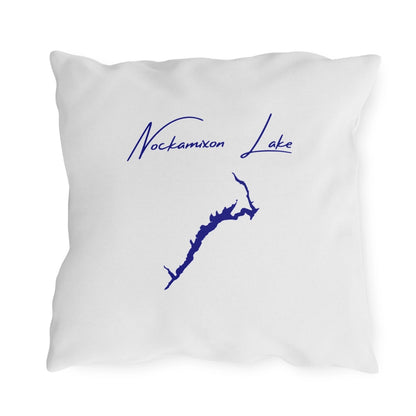 Pennsylvania  Nockamixon  Lake  Outdoor  Pillow  back  position  view  from  back  18  x  18.webp