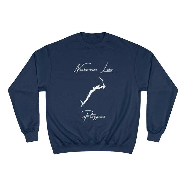 Pennsylvania  Nockamixon  Lake  Sweatshirt  front  position  view  from  front  navy.webp