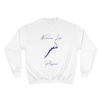 Pennsylvania  Nockamixon  Lake  Sweatshirt  front  position  view  from  front  white.webp