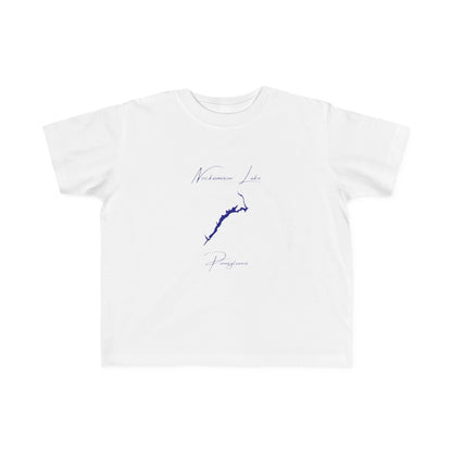 Pennsylvania  Nockamixon  Lake  Toddler  T-shirt  front  position  view  from  front  white.webp