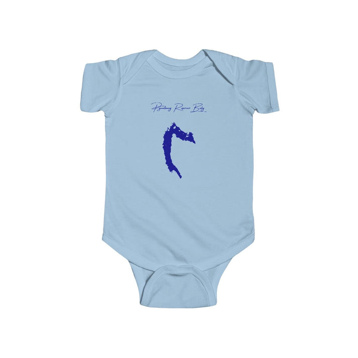 Pennsylvania  Pymatuning  Reservoir  Onesie  front  position  view  from  front  light  blue.webp