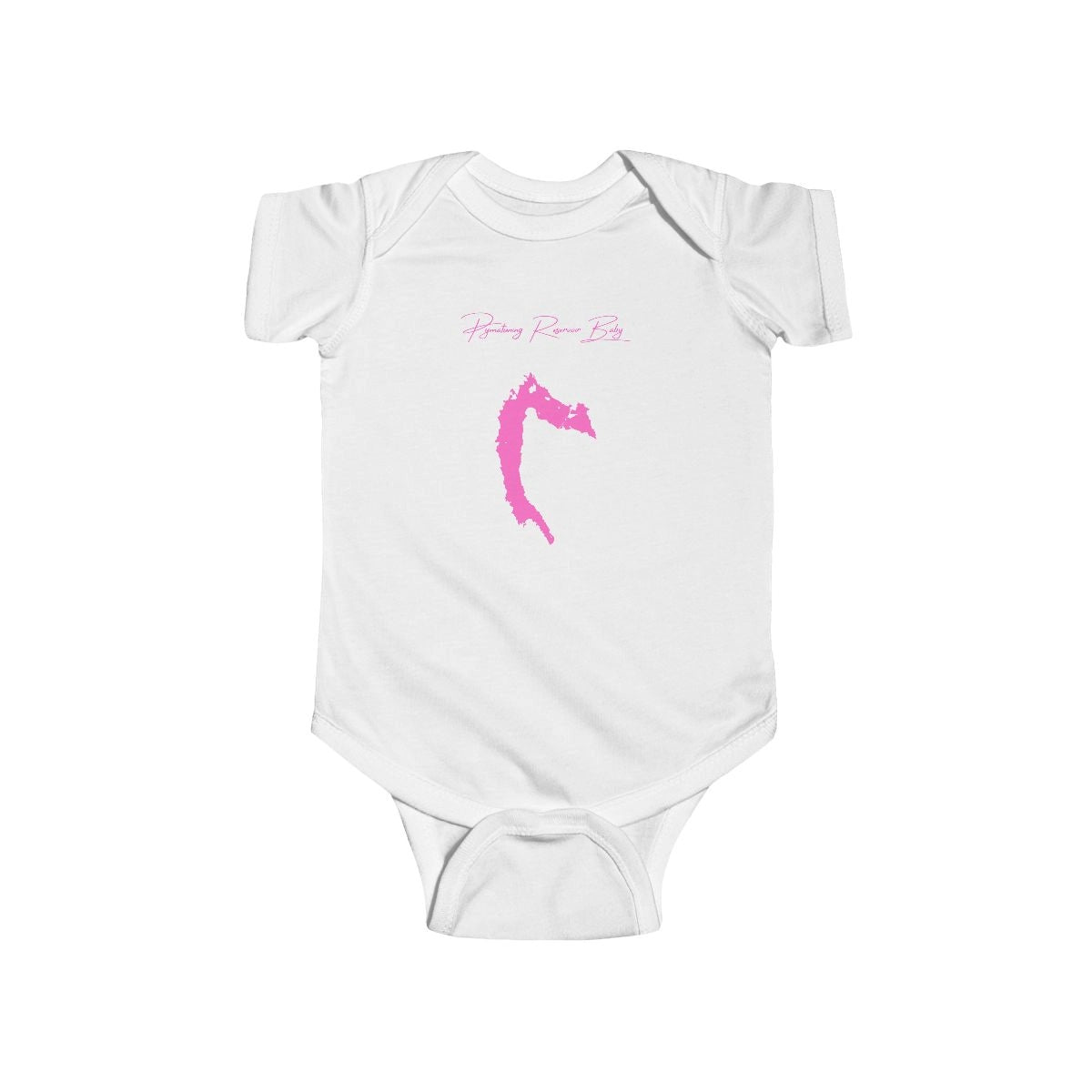 Pennsylvania  Pymatuning  Reservoir  Onesie  front  position  view  from  front  white.webp