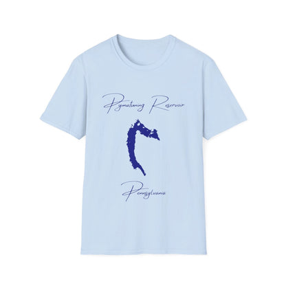 Pennsylvania  Pymatuning  Reservoir  T-shirt  front  position  view  from  front  light  blue.webp