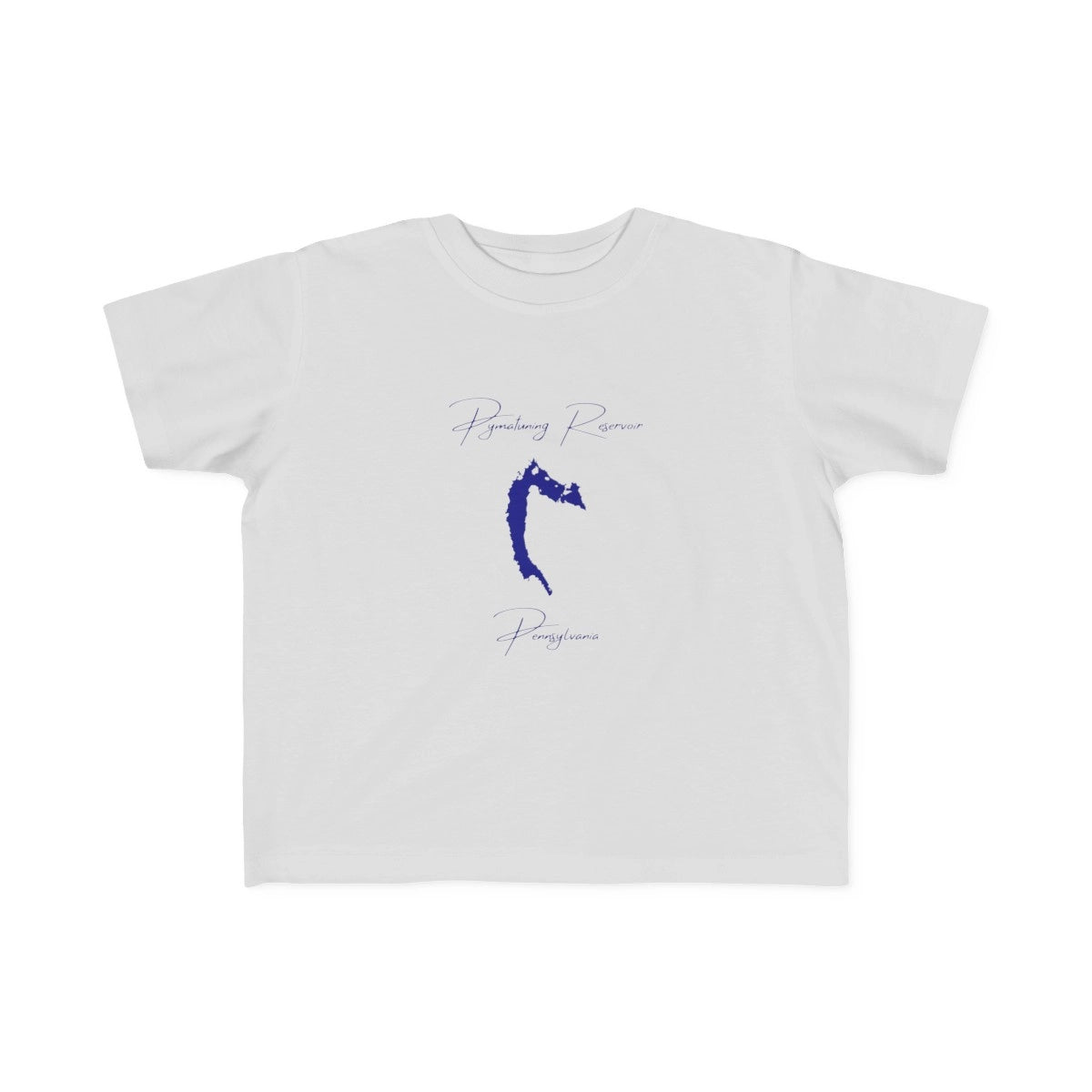 Pennsylvania  Pymatuning  Reservoir  Toddler  T-shirt  front  position  view  from  front  silver.webp