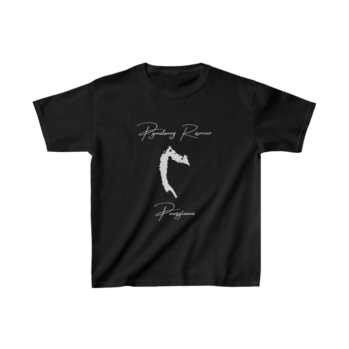 Pennsylvania  Pymatuning  Reservoir  Youth  T-shirt  front  position  view  from  front  black.webp