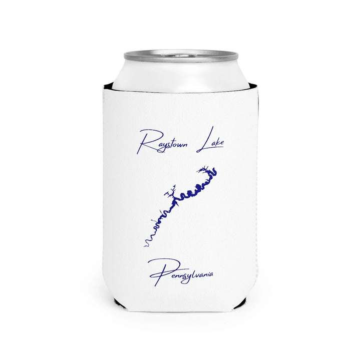 Pennsylvania  Raystown  Lake  Can  Koozie  front  position  view  from  front-2  white.webp