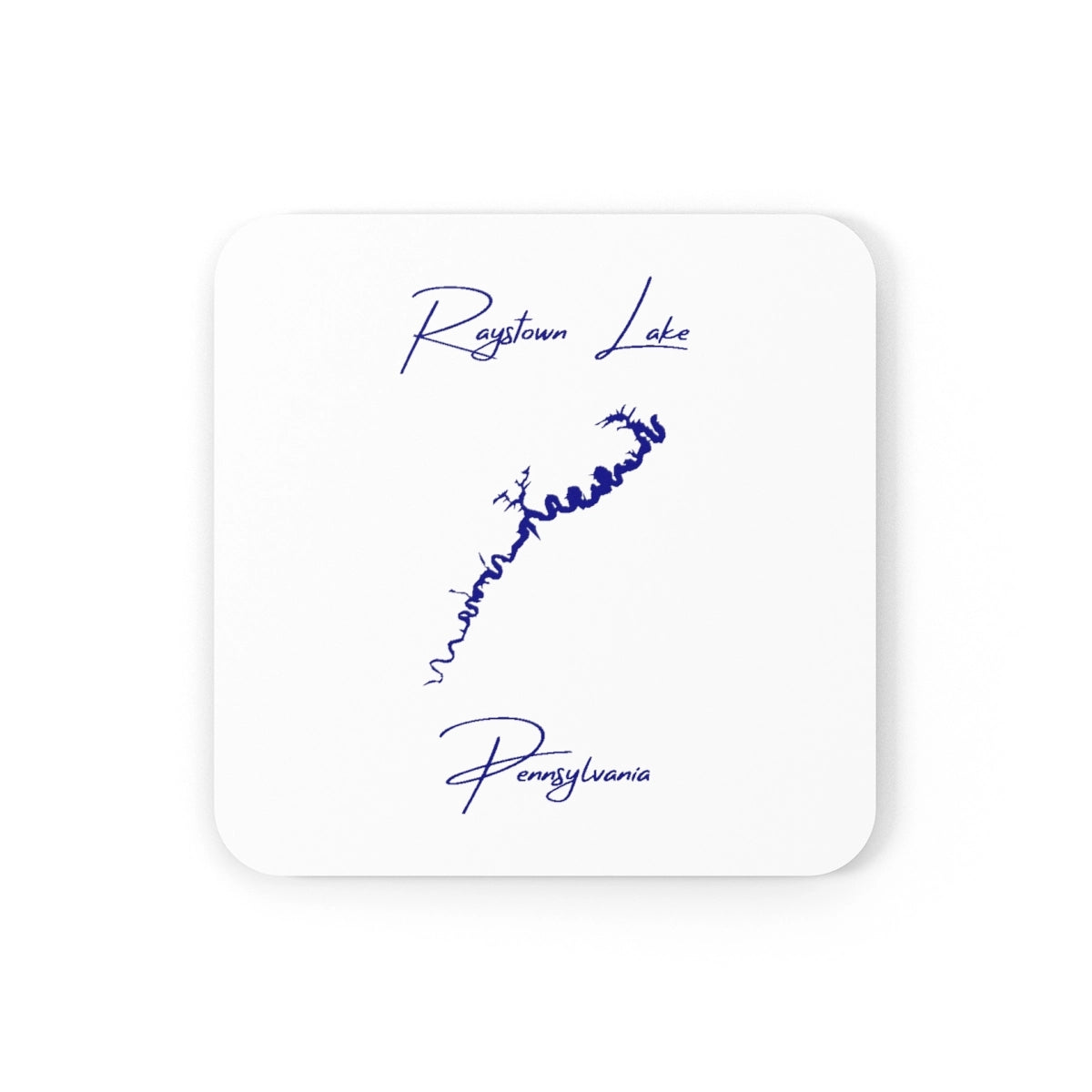 Pennsylvania  Raystown  Lake  Coaster  Set  front  position  view  from  front  3.75  x  3.75.webp