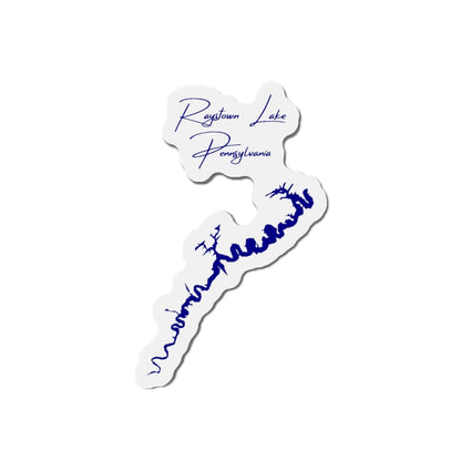 Pennsylvania  Raystown  Lake  Die  Cut  Magnet  front  position  view  from  front  4  x  4.webp