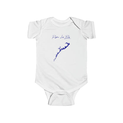 Pennsylvania  Raystown  Lake  Onesie  front  position  view  from  front  white.webp