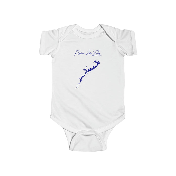 Pennsylvania  Raystown  Lake  Onesie  front  position  view  from  front  white.webp
