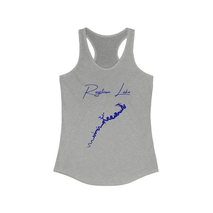 Pennsylvania  Raystown  Lake  Racerback-Tank  front  position  view  from  front  heather  grey.webp