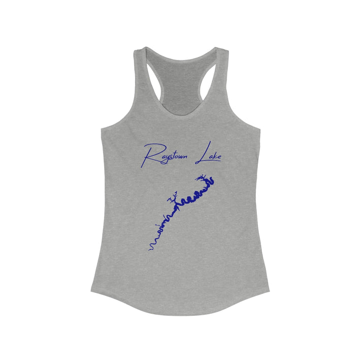 Pennsylvania  Raystown  Lake  Racerback-Tank  front  position  view  from  front  heather  grey.webp