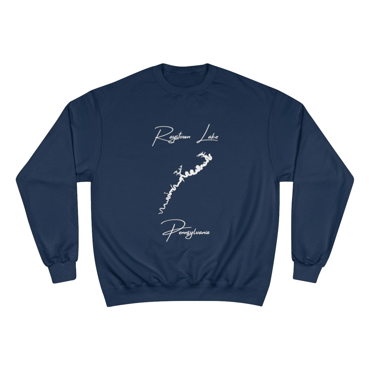 Pennsylvania  Raystown  Lake  Sweatshirt  front  position  view  from  front  navy.webp