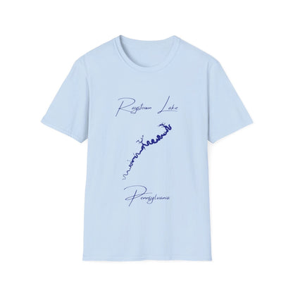 Pennsylvania  Raystown  Lake  T-shirt  front  position  view  from  front  light  blue.webp