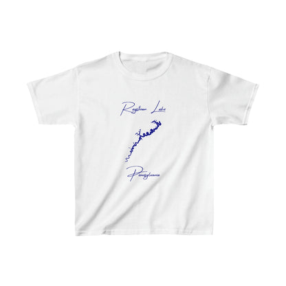 Pennsylvania  Raystown  Lake  Youth  T-shirt  front  position  view  from  front  white.webp