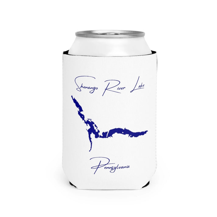 Pennsylvania  Shenango  River  Lake  Can  Koozie  front  position  view  from  front-2  white.webp