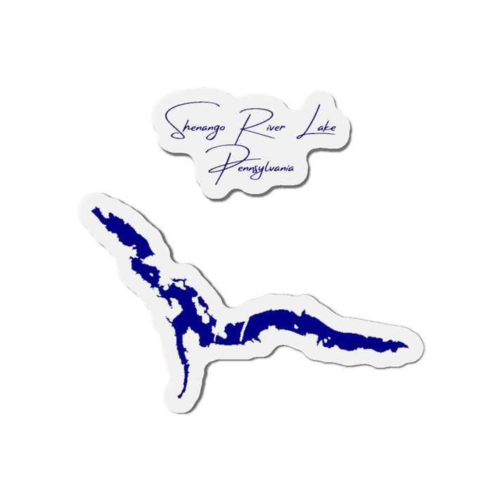 Pennsylvania  Shenango  River  Lake  Die  Cut  Magnet  front  position  view  from  front  4  x  4.webp