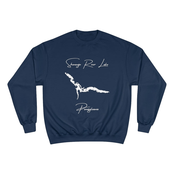 Pennsylvania  Shenango  River  Lake  Sweatshirt  front  position  view  from  front  navy.webp