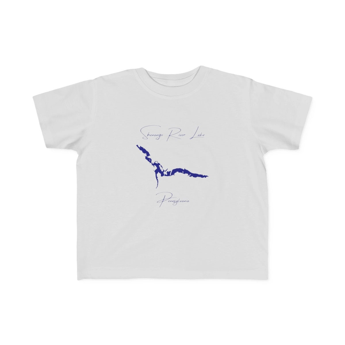 Pennsylvania  Shenango  River  Lake  Toddler  T-shirt  front  position  view  from  front  silver.webp
