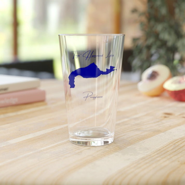 Pennsylvania  Tioga-Hammond  Lakes  16oz  Pint  Glass  front  position  view  from  context-2  16oz.webp