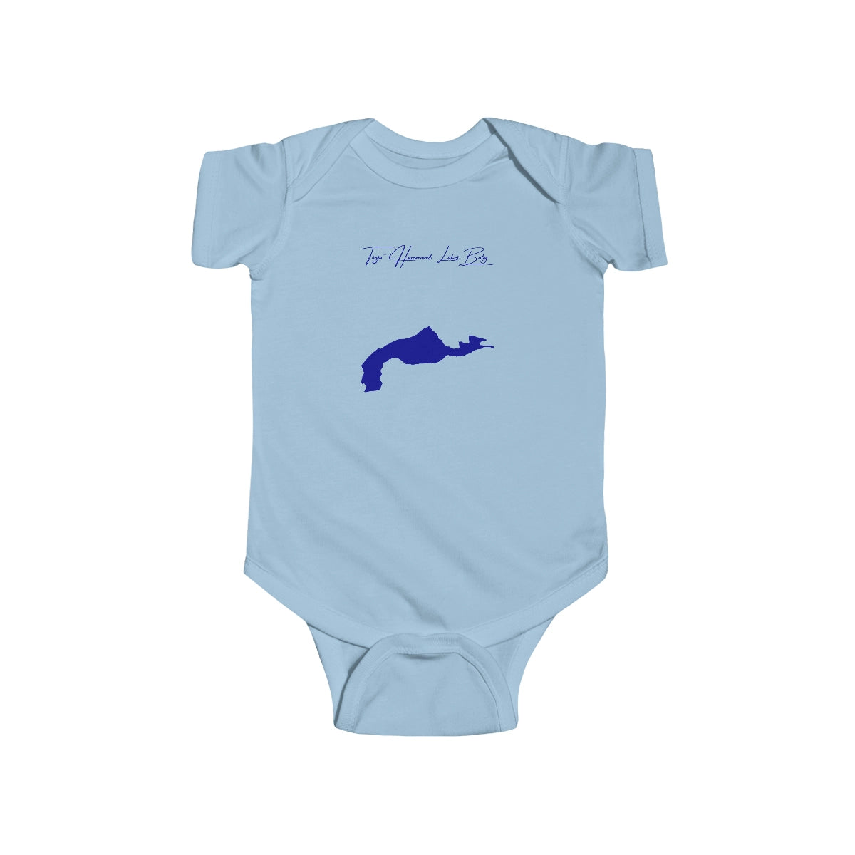Pennsylvania  Tioga-Hammond  Lakes  Onesie  front  position  view  from  front  light  blue.webp