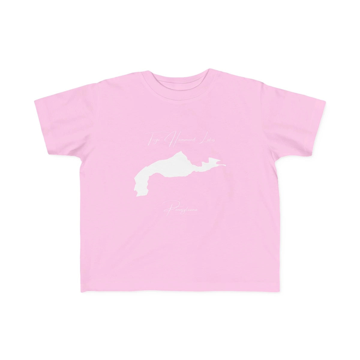 Pennsylvania  Tioga-Hammond  Lakes  Toddler  T-shirt  front  position  view  from  front  pink.webp