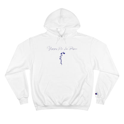 Pennsylvania  Youghiogheny  River  Lake  Hoodie  front  position  view  from  front  white.webp