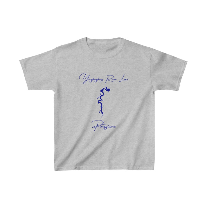 Pennsylvania  Youghiogheny  River  Lake  Youth  T-shirt  front  position  view  from  front  sport  grey.webp