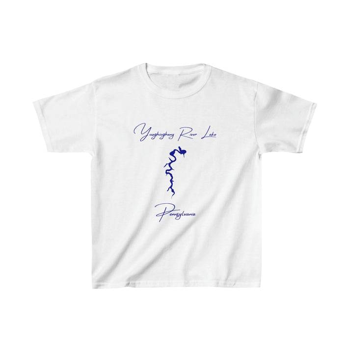 Pennsylvania  Youghiogheny  River  Lake  Youth  T-shirt  front  position  view  from  front  white.webp