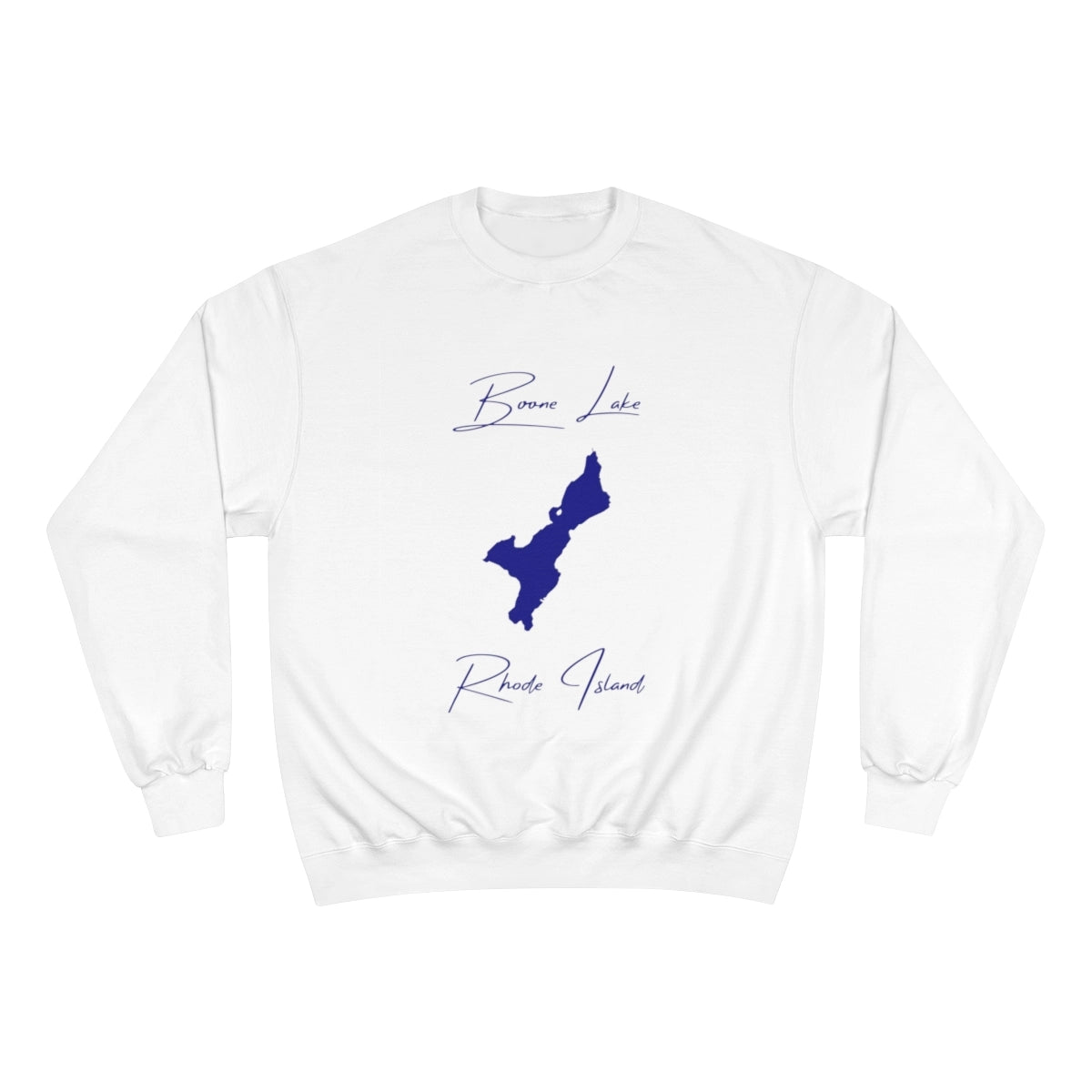 Rhode  Island  Boone  Lake  Sweatshirt  front  position  view  from  front  white.webp