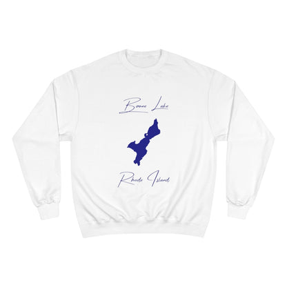 Rhode  Island  Boone  Lake  Sweatshirt  front  position  view  from  front  white.webp