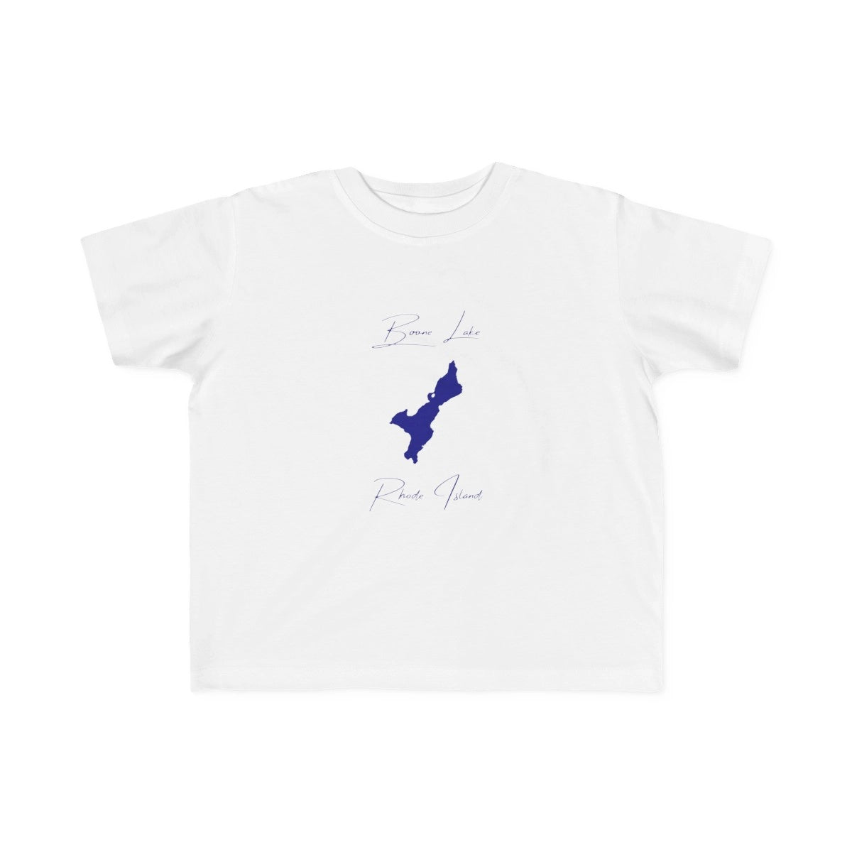 Rhode  Island  Boone  Lake  Toddler  T-shirt  front  position  view  from  front  white.webp